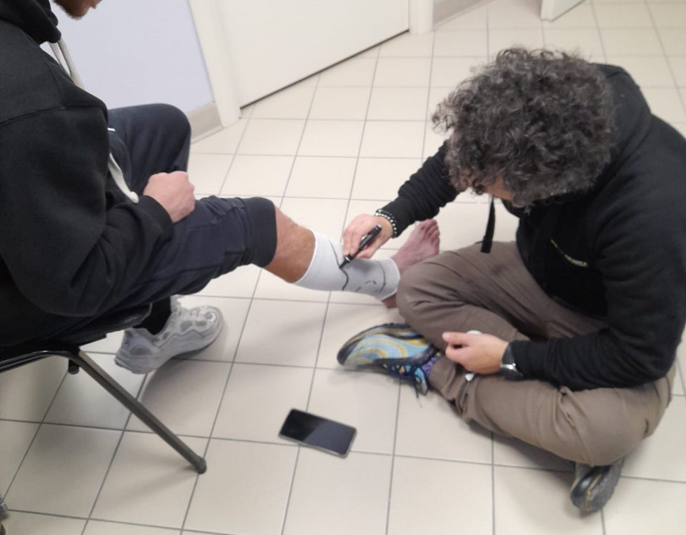 Protezione Perone Calcio rilevamenti
